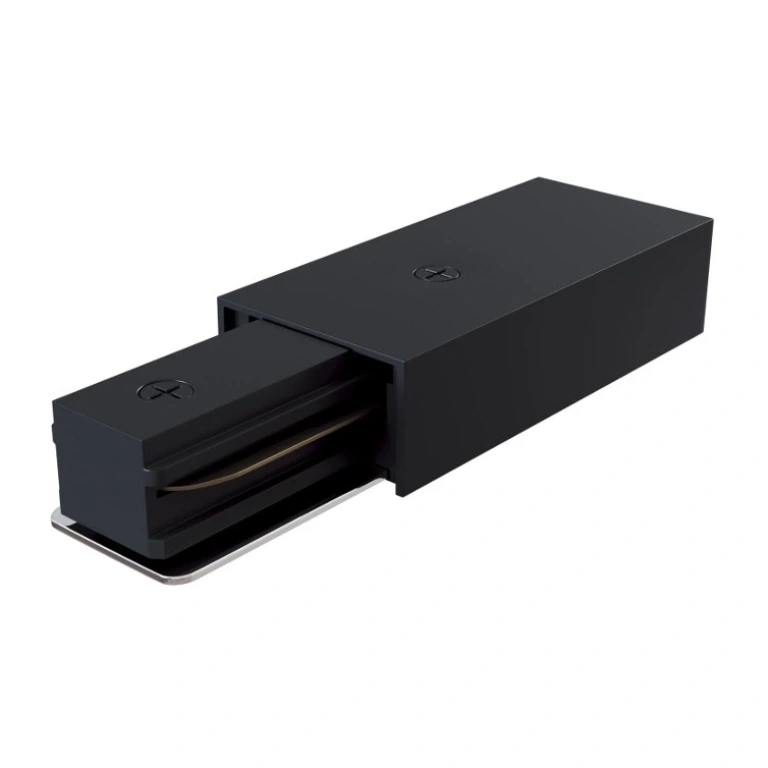 pvc захранване за 1-phase track, black, maytoni, accessories, tra001b-11b