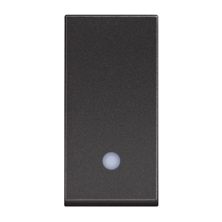 Девиаторен ключ сх.6 с индикаторна лампа, 10a, black 1m, bticino, classia, rg4003l