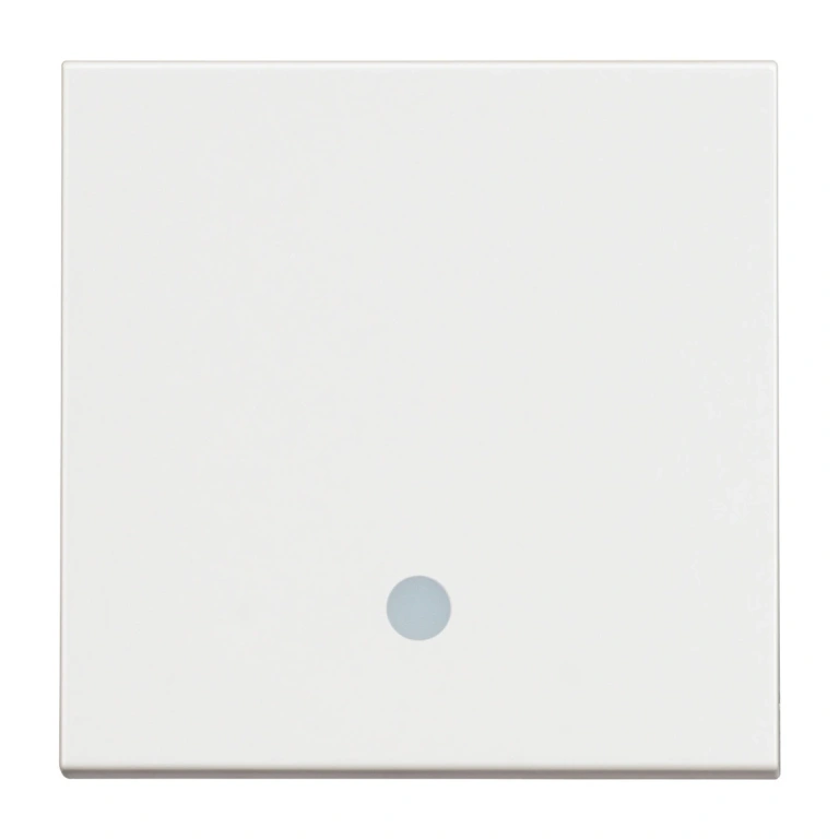 Бутон с индикаторна лампа, 10a, white 2m, bticino, classia, rw4005m2l