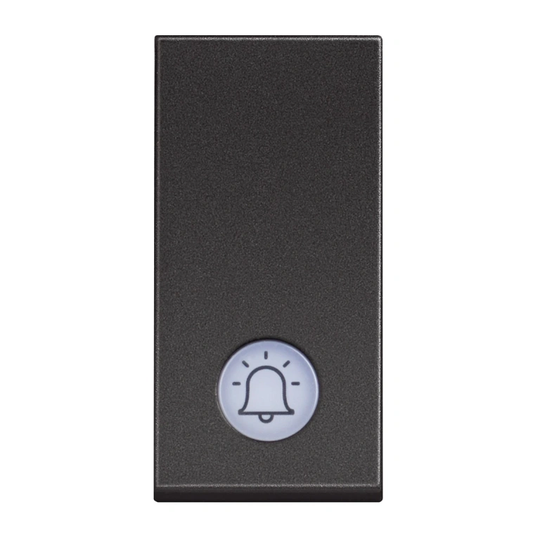 Бутон с индикаторна лампа, 10a, black 1m, bticino, classia, rg4042v230