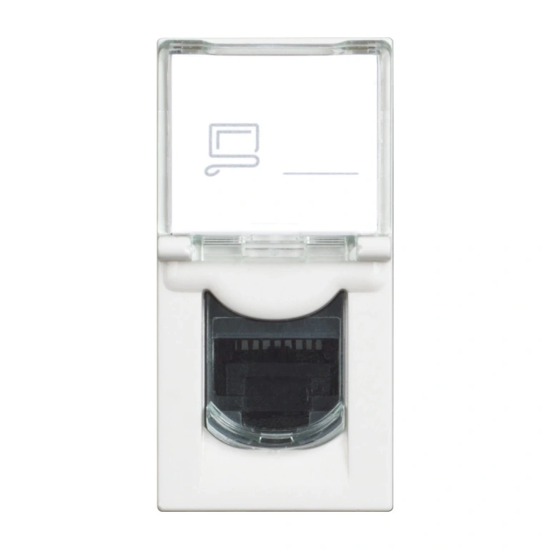 телефонна розетка RJ11, white, bticino, classia, rw4258rj11