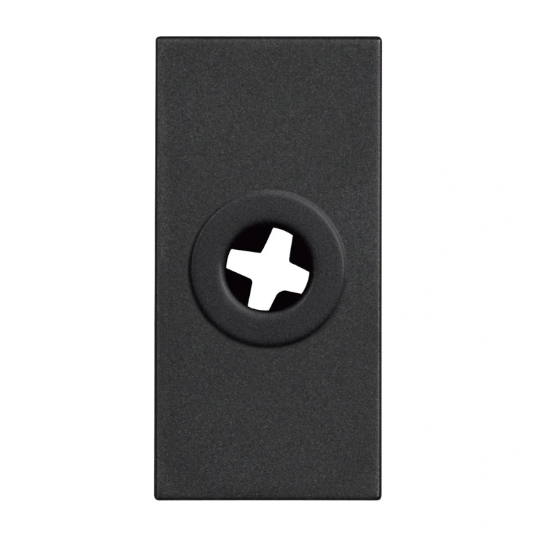 празен модул с отвор, black, bticino, classia, rg4953
