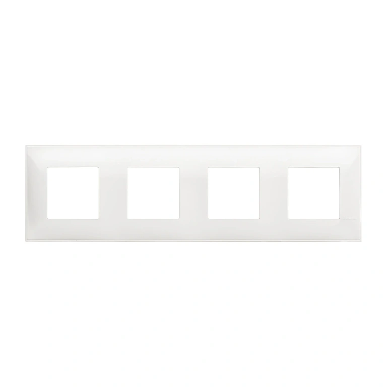 PVC четворна рамка, white, bticino, classia, r4802m4rw