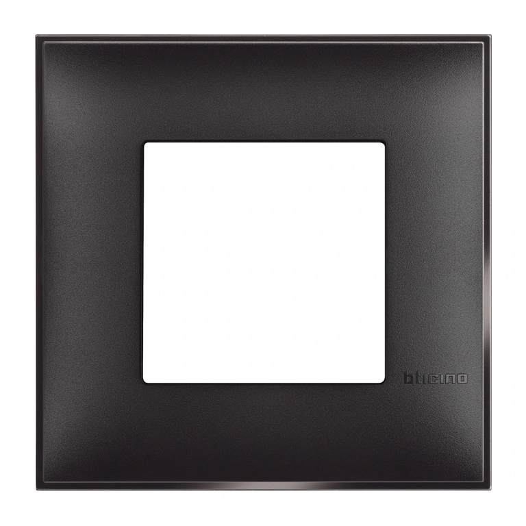 PVC рамка, black satin, bticino, classia, r4802bg