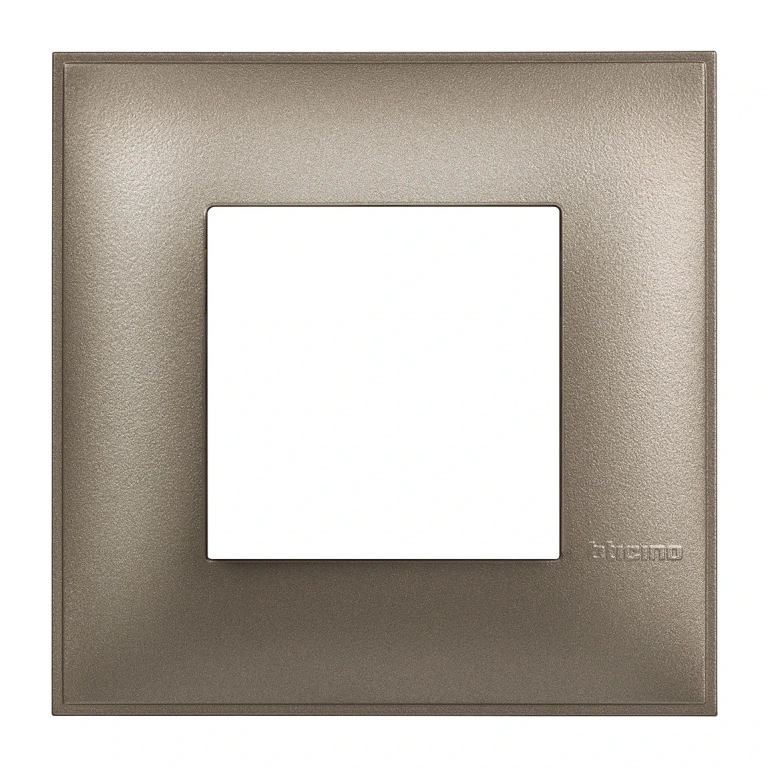 PVC рамка, titanium metal, bticino, classia, r4802tm