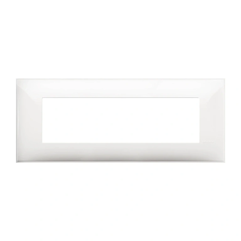 PVC седеммодулна рамка, white, bticino, classia, r4807rw