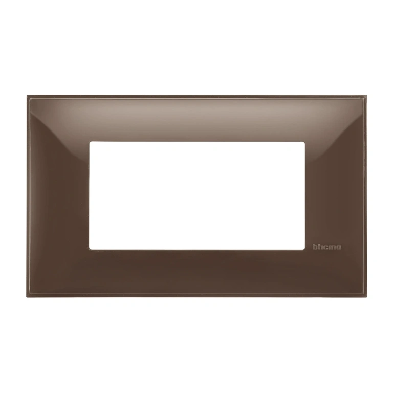 PVC четиримодулна рамка, moka, bticino, classia, r4804mk