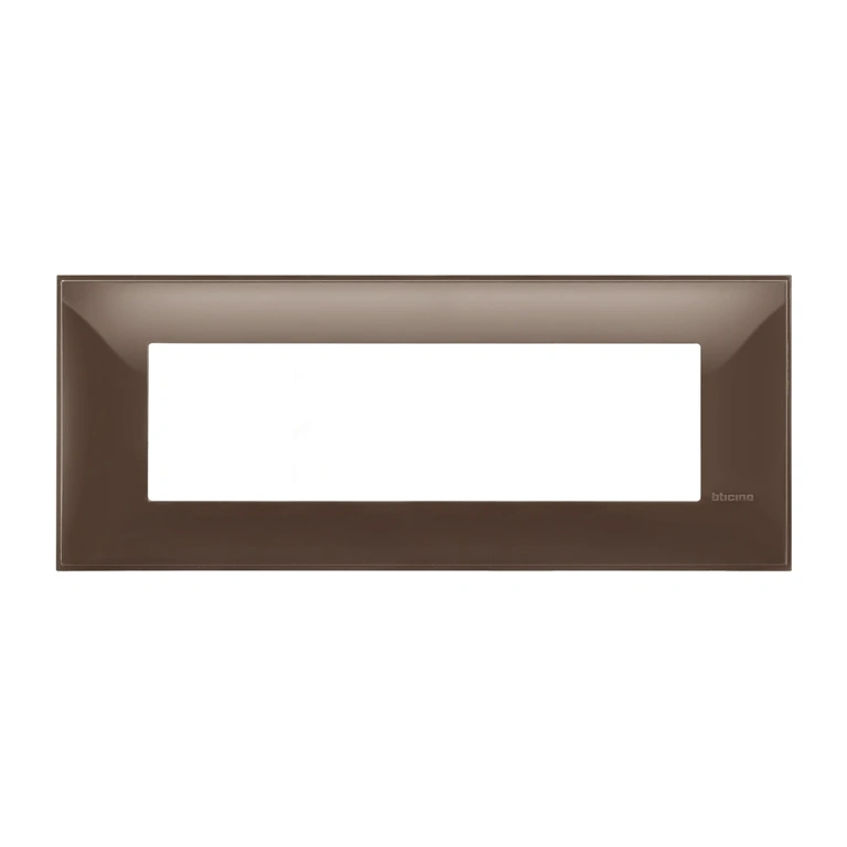 PVC седеммодулна рамка, moka, bticino, classia, r4807mk