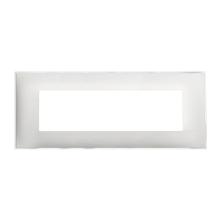 PVC седеммодулна рамка, ice satin, bticino, classia, r4807es