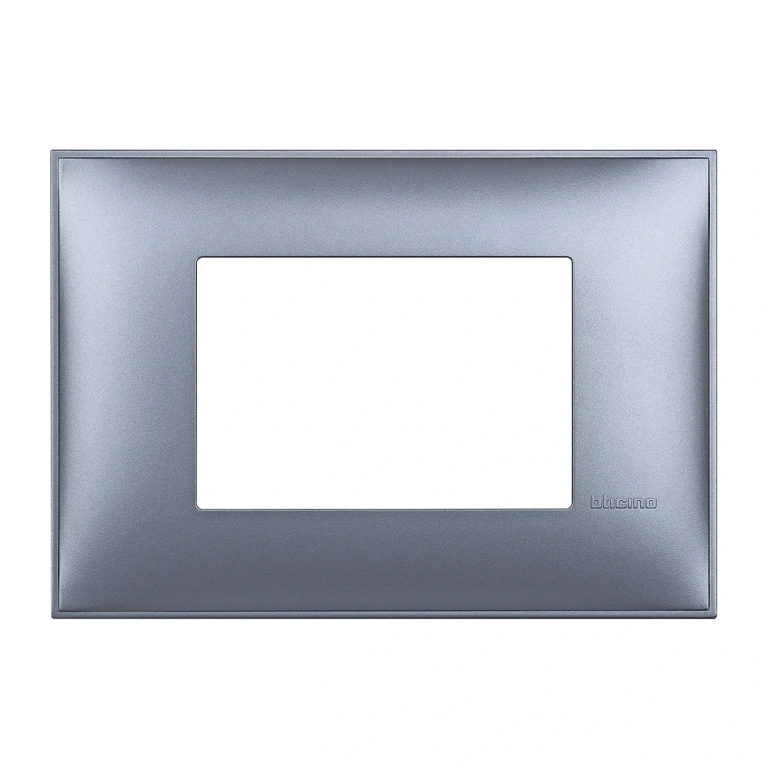 PVC тримодулна рамка, blue metal, bticino, classia, r4803lm