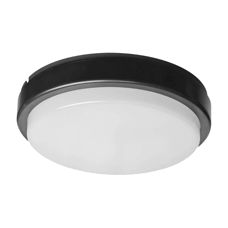 градински плафон, black+clear, bg марки, ellis/r, led 12w, 4000k, 850lm, VIV004007