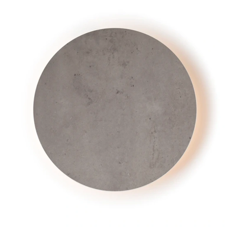 pvc аплик, cement shade, aca lighting, wall&ceiling luminaires, led 5w, 3000k, 400lm, zm1705ledwc