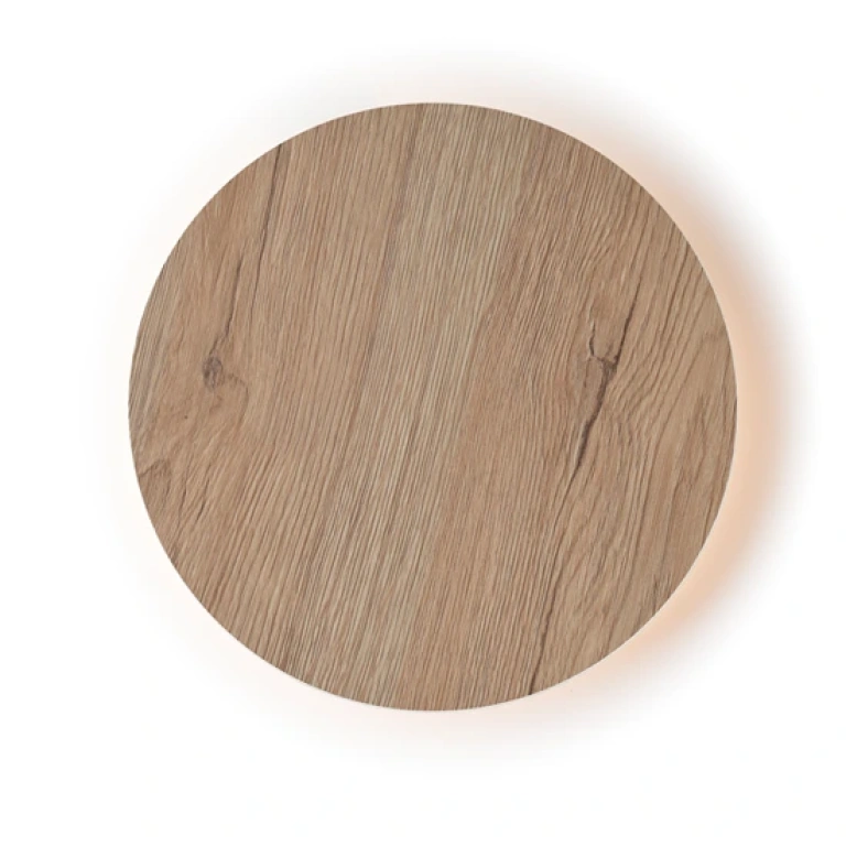 pvc аплик, light wood shade, aca lighting, wall&ceiling luminaires, led 15w, 3000k, 1200lm, zm1715ledwlw