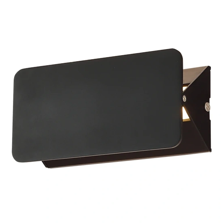 метален аплик, black, aca lighting, wall&ceiling luminaires, led 5w, 3000k, 450lm, zd80645ledbk
