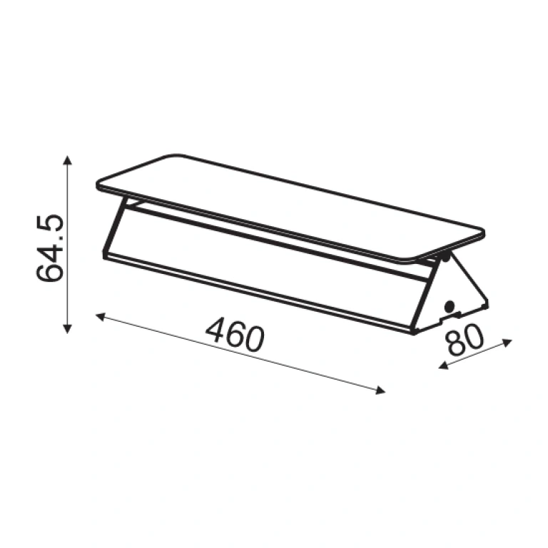 Метален аплик, sand grey, aca lighting, wall&ceiling luminaires, led 15w, 3000k, 1350lm, zd806415ledgy