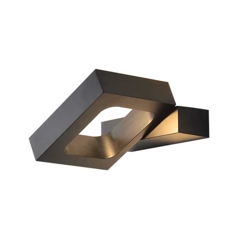 метален аплик, black, aca lighting, wall&ceiling luminaires, led 6w, 3000k, 540lm, zd80856ledbk
