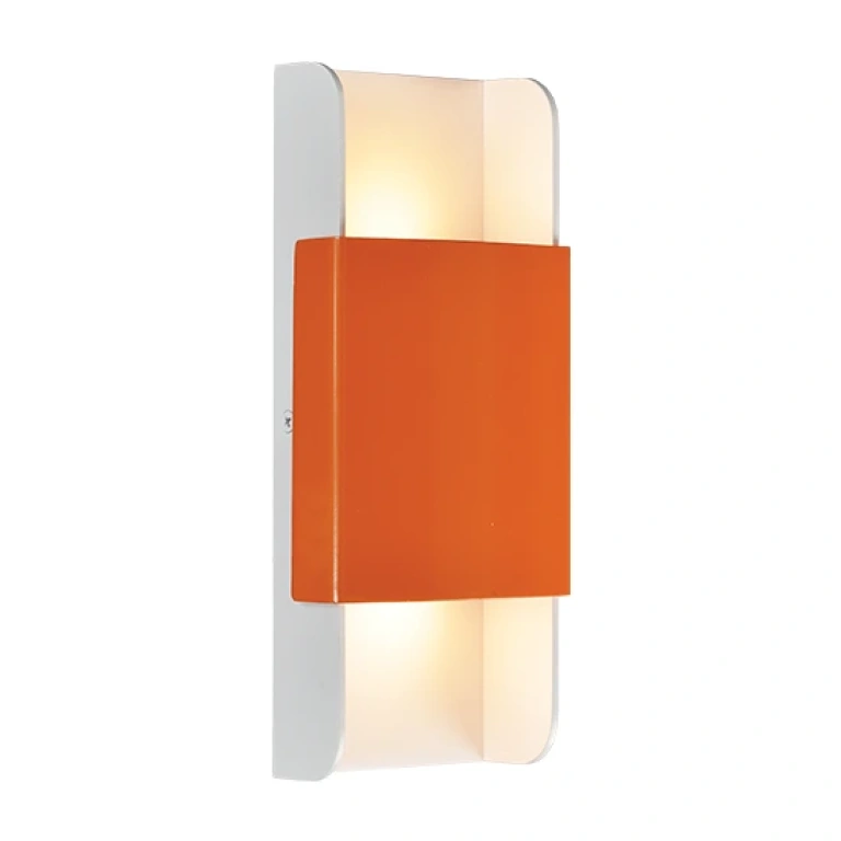 Метален аплик, white+orange, aca lighting, wall&ceiling luminaires, led 12w, 3000k, 1080lm, zd808712ledow