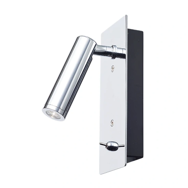 метален аплик, chrome, aca lighting, wall&ceiling luminaires, led 3w, 4000k, 210lm, 151bma