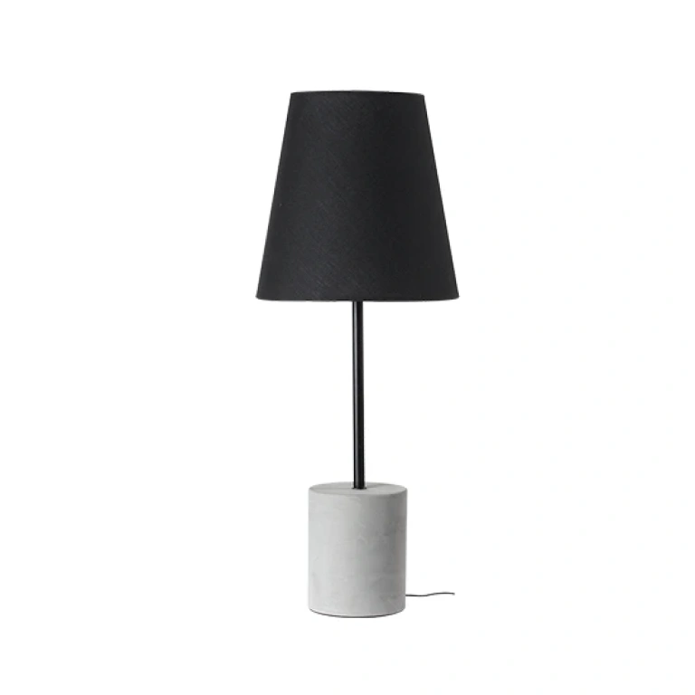 Текстилна настолна лампа, black, aca lighting, floor&table&office luminaires, 1x40w, tf8721tcb
