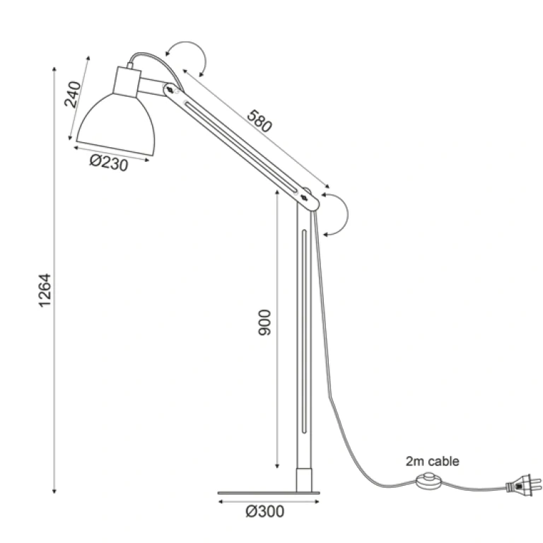Лампион от дърво, black+natural, aca lighting, floor&table&office luminaires, 1x40w, tf170911fb