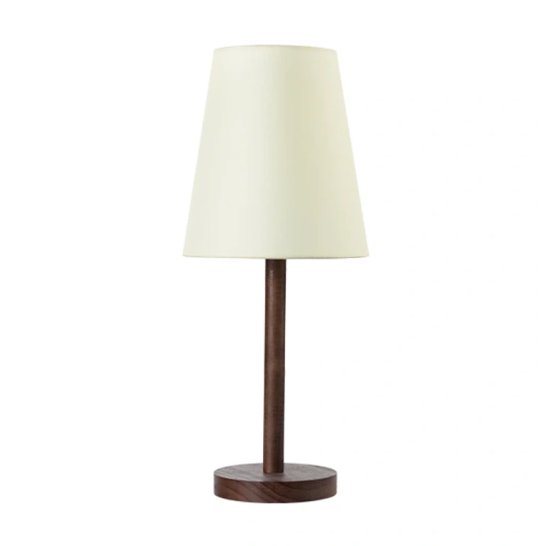 текстилна настолна лампа, beige+dark shade, aca lighting, floor&table&office luminaires, 1x40w, tf176731twb