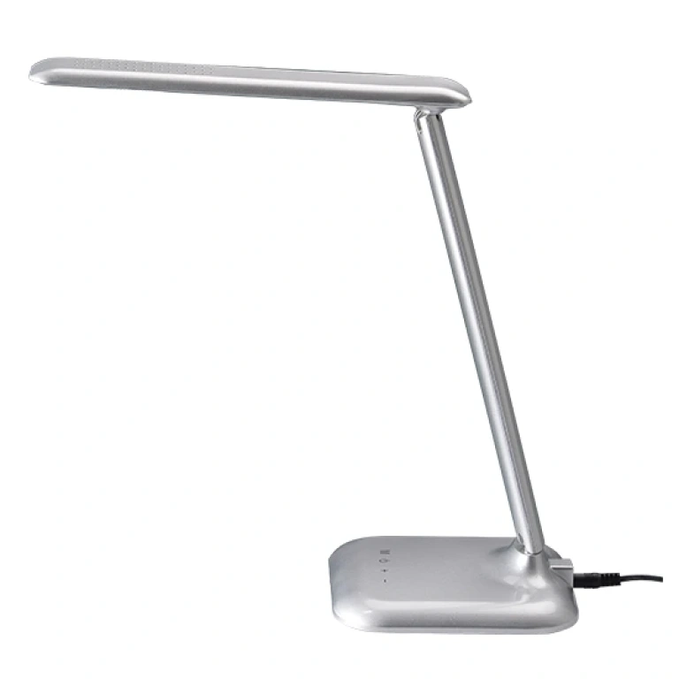 Pvc работна лампа, silver paint, aca lighting, floor&table&office luminaires, led 6w, 3000k-6000k, 480lm, sf1408led640s