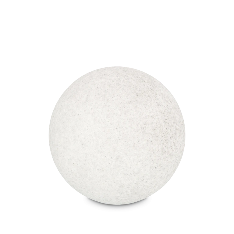 Pvc градинско тяло, bianco, ideal lux, doris pt1 d78, 1x60w, 195506