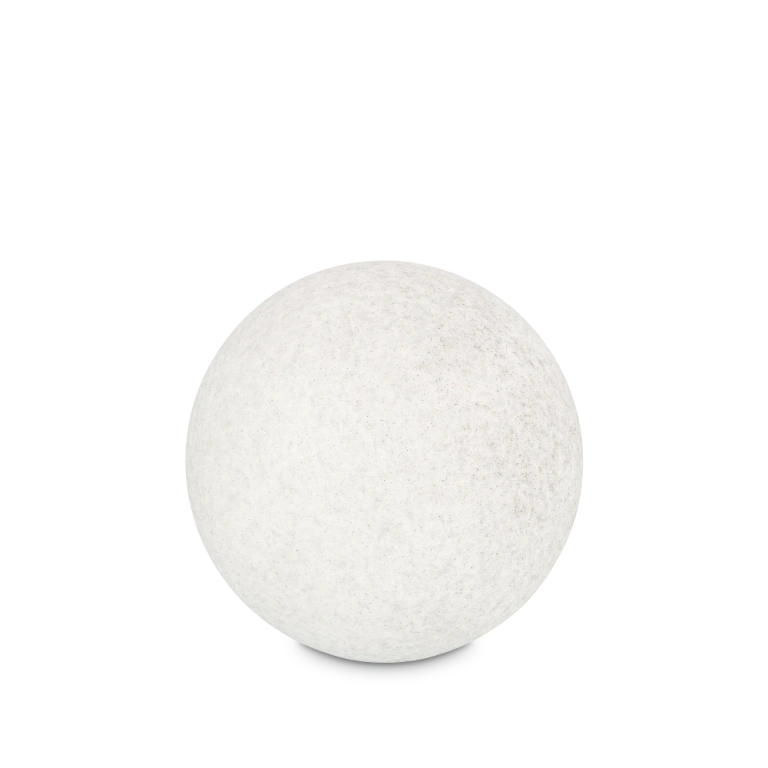 Pvc градинско тяло, bianco, ideal lux, doris pt1 d58, 1x60w, 195490
