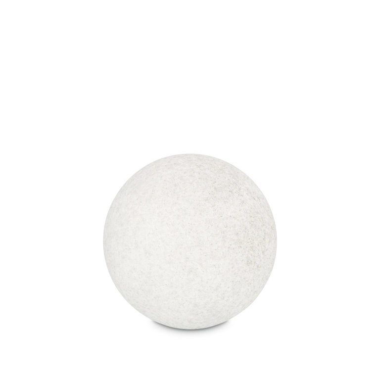 Pvc градинско тяло, bianco, ideal lux, doris pt1 d48, 1x60w, 195483