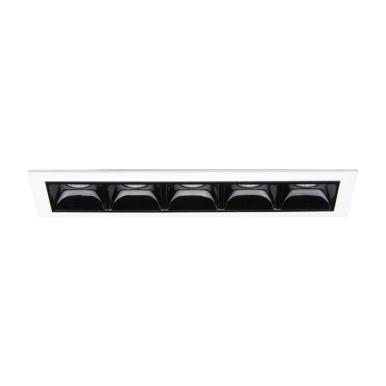 Метална луна, nero, ideal lux, lika trim fl5, led 12.5w, 3000k, 1100lm, 206219