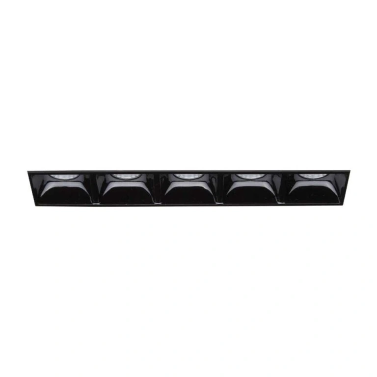 Метална луна, nero, ideal lux, lika trimless fl5, led 12.5w, 3000k, 1100lm, 206226