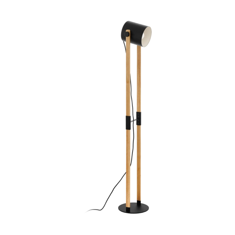 метален лампион, black, eglo, hornwood, 1x28w, 43048