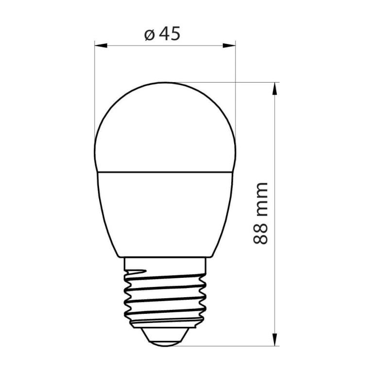 Led лампа 9w, norris, vivalux, e27, бяла светлина, 4000k, 868lm, 004303