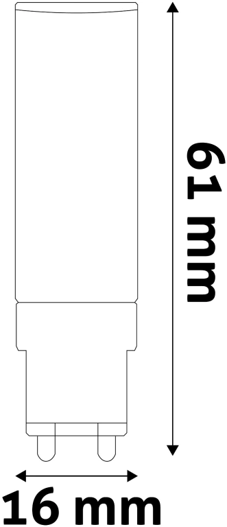 Led капсула 4.2w, g9, бяла светлина, 4000k, 450lm, 0701088