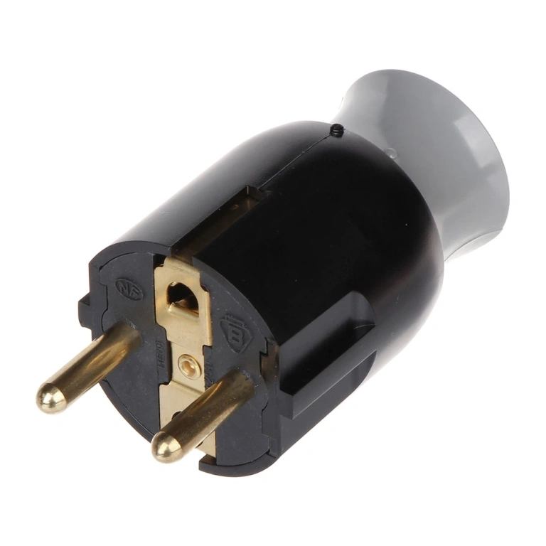 щепсел, черен, 16а, 230v, 3680w, legrand, 50173