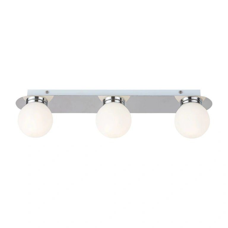 Аплик, chrome/white, rabalux, becca, 3xG9, 2112