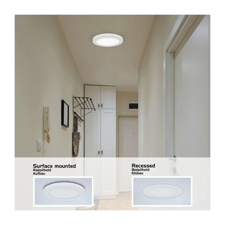 Led панел за вграждане, white, rabalux, sonnet, led 30w, 4000k, 2800lm, sensor, 1492