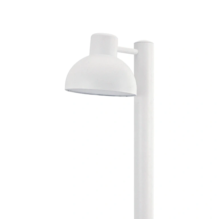градински стълб bero, white, 1xE27, aca lighting, bero1powh