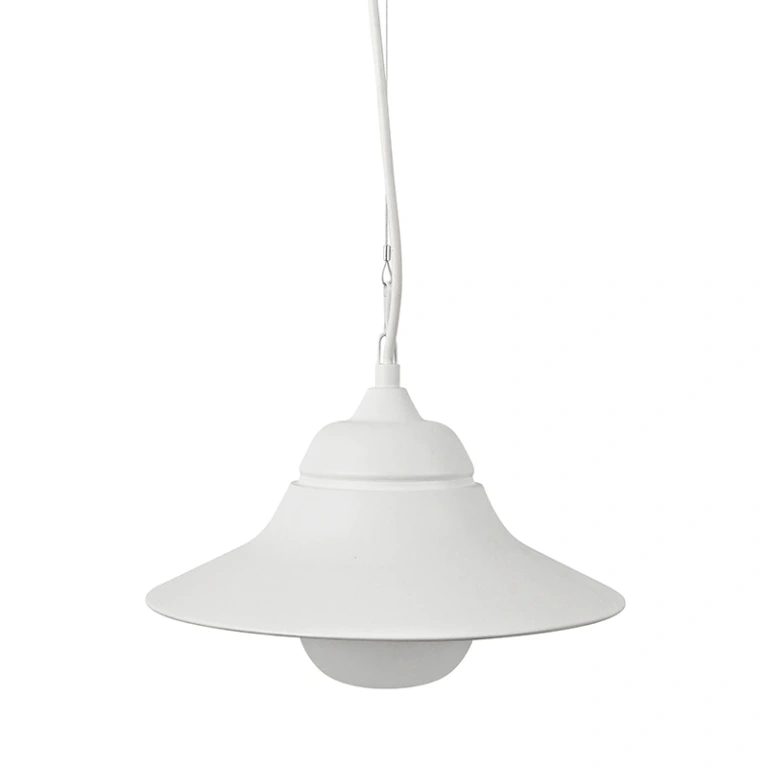 Градински пендел julie, white, 1xE27, aca lighting, julie1pwh