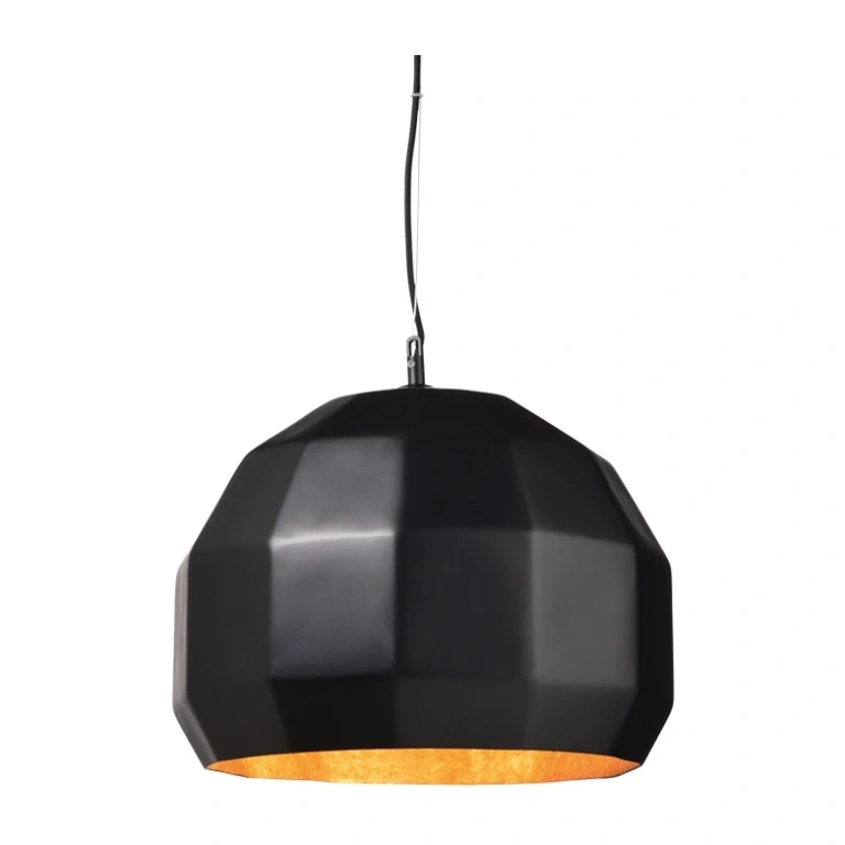 Пендел avantgarde, matt black+brass, 1xE27, aca lighting, v35077bg