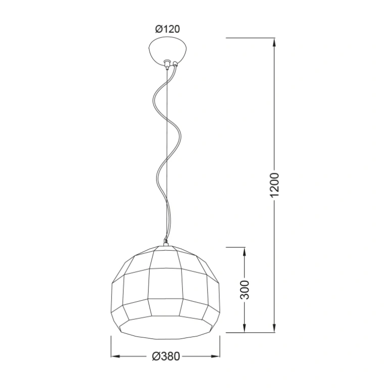 Пендел avantgarde, matt black+brass, 1xE27, aca lighting, v35077bg