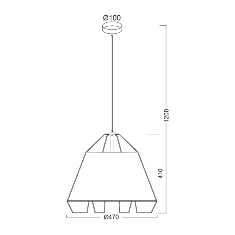 Пендел avantgarde, silver matt+black+polished gold, 1xE27, aca lighting, od8003bg