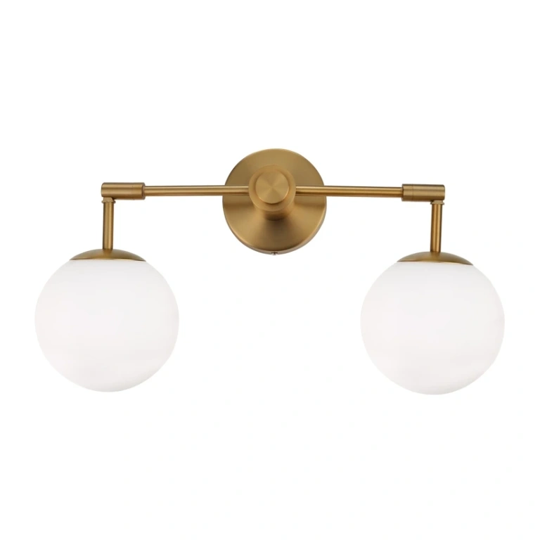 Спот avantgarde, brass+white, 2xE27, aca lighting, v360502w