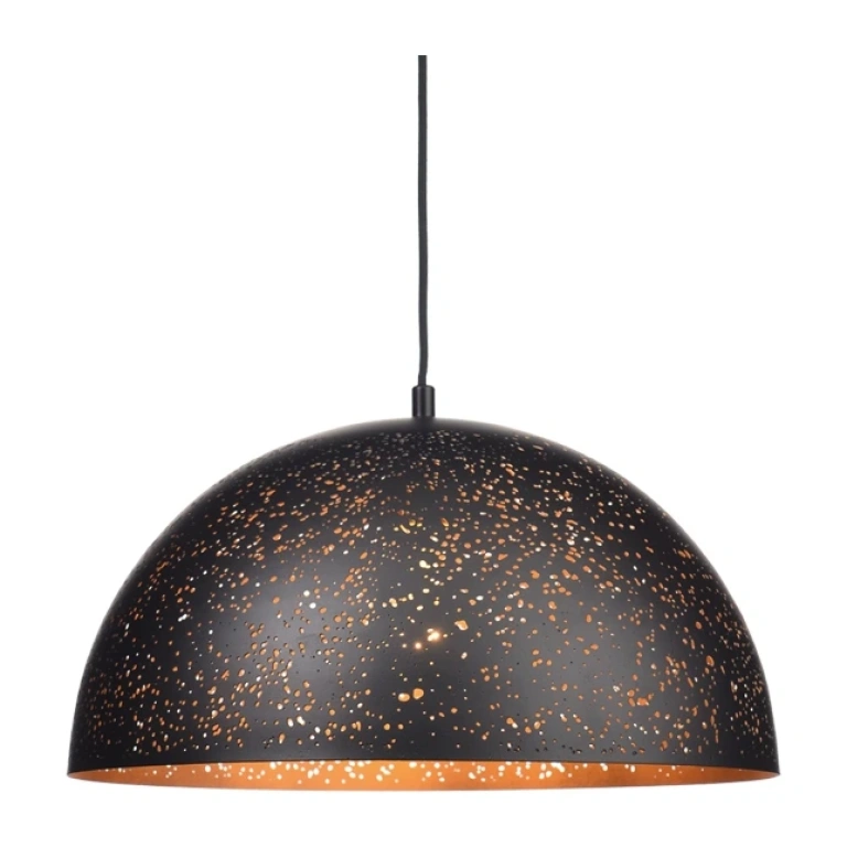 Пендел avantgarde, matt black+matt brass, 1xE27, aca lighting, v363381pbg
