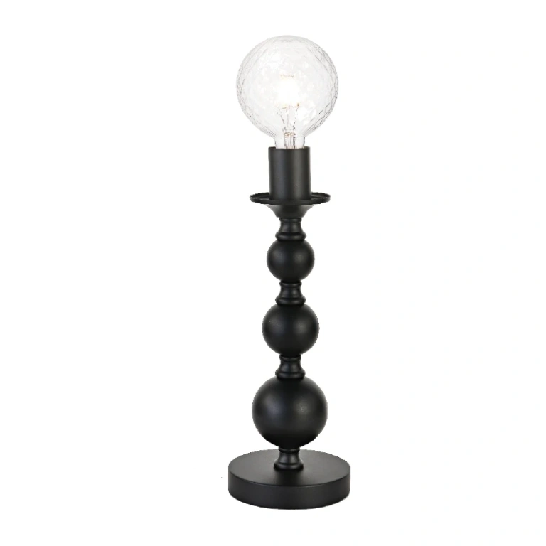 Настолна лампа elegant, matt black, 1xE27, aca lighting, dla11851tb