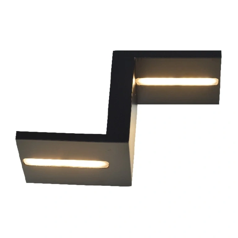 аплик wall&ceiling luminaires, matt black, 2xled 4w, 3000k, aca lighting, l36294bk
