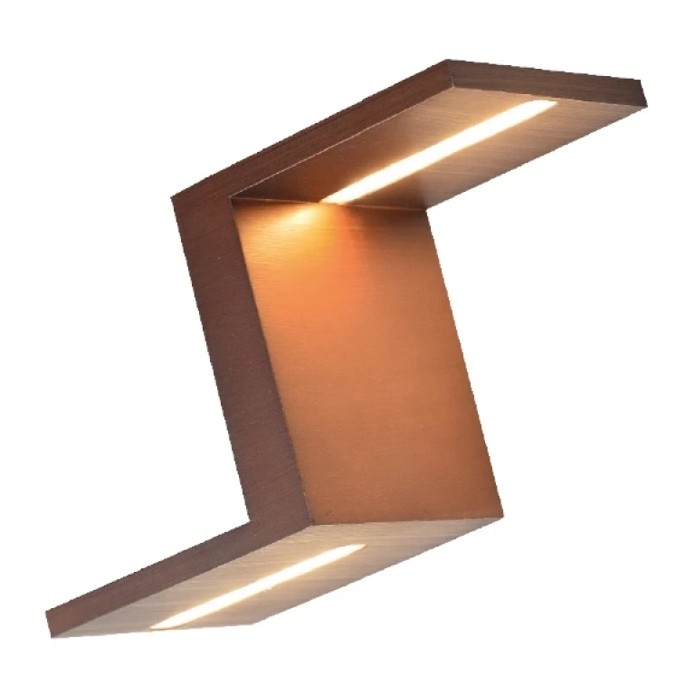 Аплик wall&ceiling luminaires, wood shade, 2xled 4w, 3000k, aca lighting, l36294wd