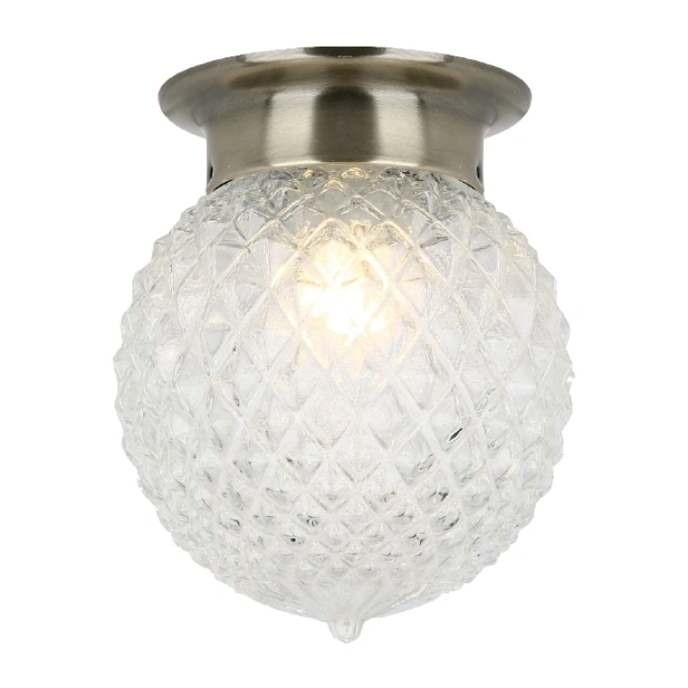 Плафон wall&ceiling luminaires, bronze+clear, 1xE27, aca lighting, su0606cb