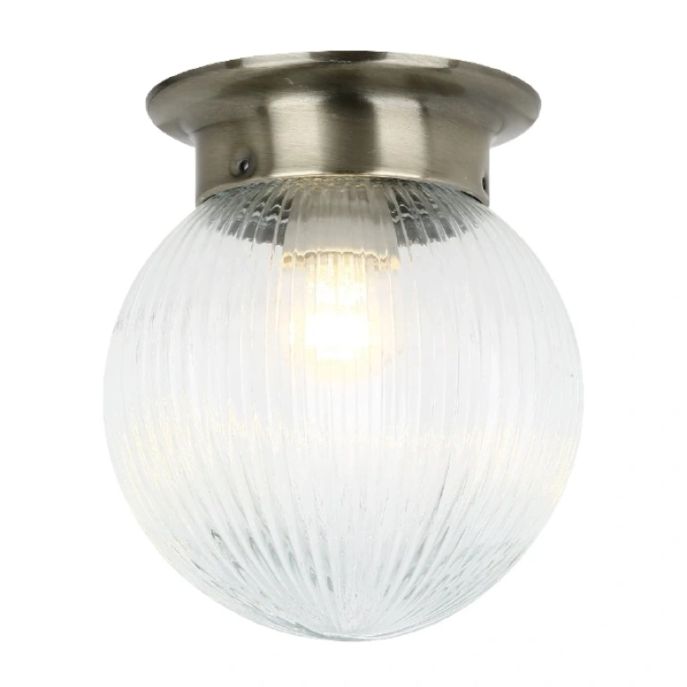 Плафон wall&ceiling luminaires, bronze+clear, 1xE27, aca lighting, su0607cb