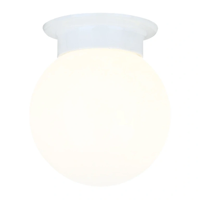 Плафон wall&ceiling luminaires, porcelain white, 1xE27, aca lighting, su0608ww